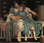 Lord Frederic Leighton Music Lesson Spain oil painting reproduction